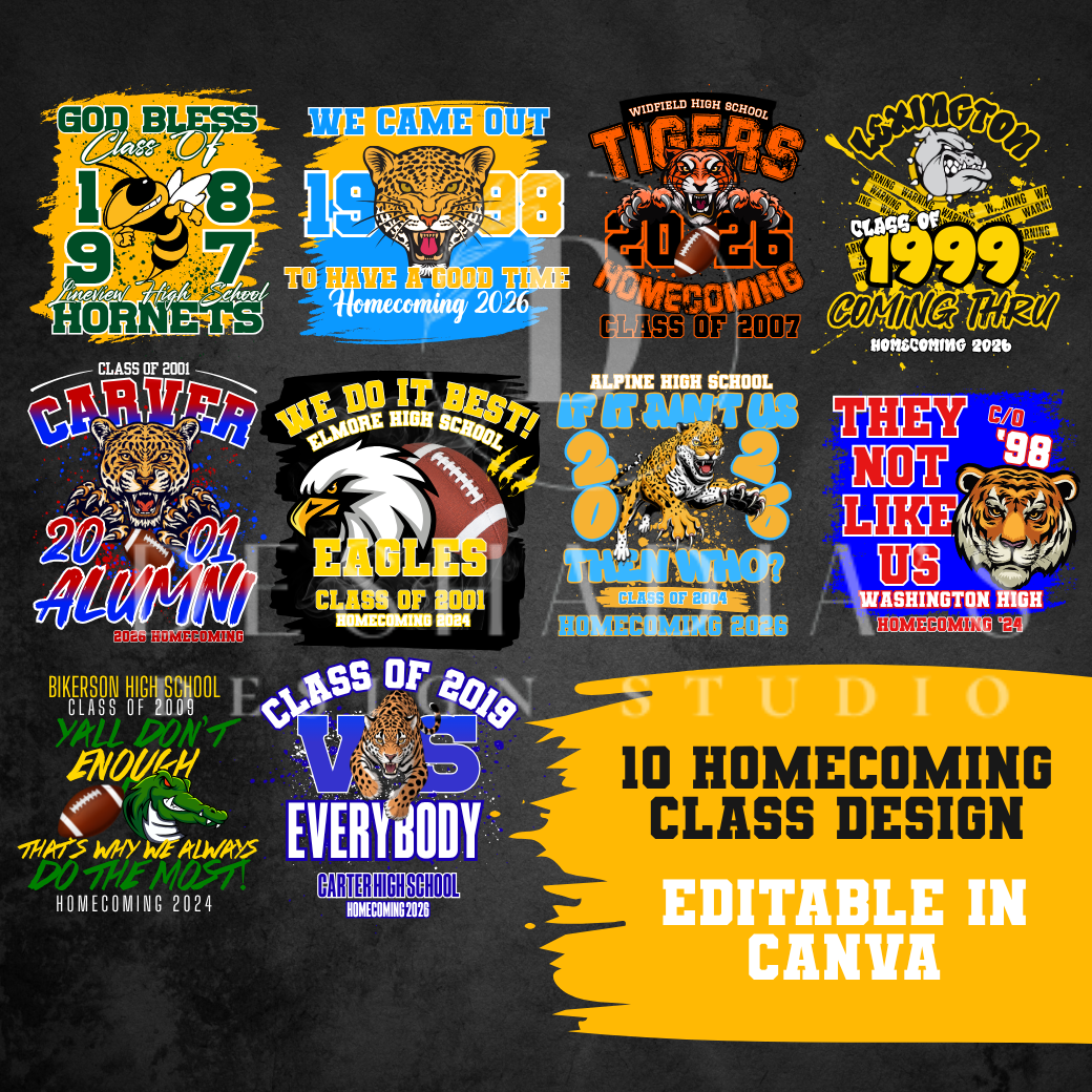 10 Homecoming Designs - Digital