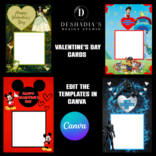 Valentine's Day Cards Bundle