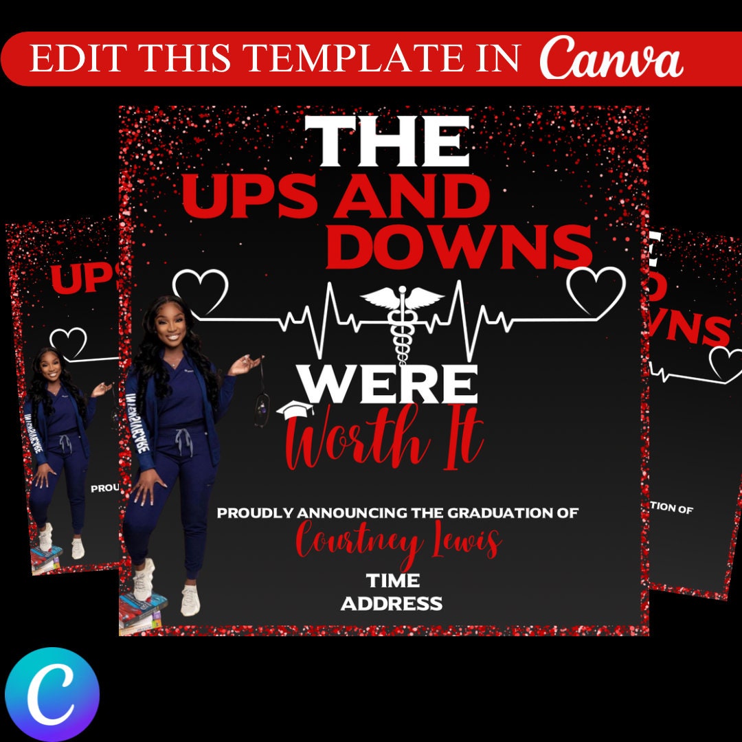 'The Ups and Downs' - Graduation Flyer